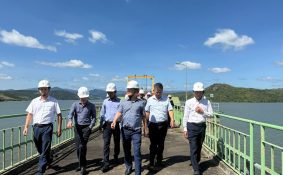 Đoàn lãnh đạo EVNGENCO2 kiểm tra và làm việc tại Công ty Thủy điện An Khê – Ka Nak