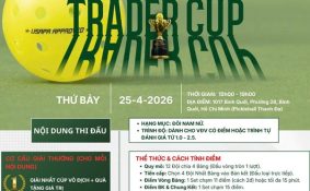 Trader Cup 2026: Khi sân Pickleball trở thành nơi trader kết nối