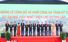 Nghệ An: Lễ công bố và khởi công hạ tầng kỹ thuật Dự án Nhà máy Nhiệt điện LNG Quỳnh Lập