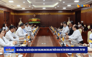 VIDEO: Đà Nẵng tạo điều kiện cho Foxlink/Microlink triển khai dự án xanh, năng lượng tái tạo