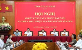 Tỉnh ủy Lai Châu tổ chức Hội nghị trực tuyến sơ kết công tác 6 tháng đầu năm và triển khai nhiệm vụ 6 tháng cuối năm 2026