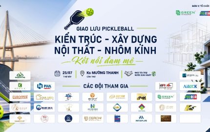 Trên sân Pickleball, doanh nhân kết nối – doanh nghiệp đồng hành
