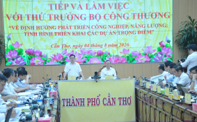 Cần Thơ và Bộ Công Thương bàn việc tháo “điểm nghẽn” phát triển năng lượng