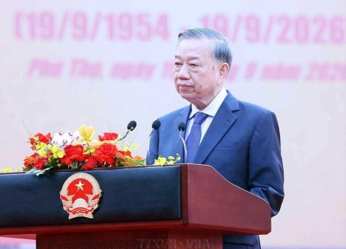 Tổng Bí thư, Chủ tịch nước Tô Lâm dự Lễ kỷ niệm 72 năm Ngày Bác Hồ về thăm Đền Hùng và khánh thành Tượng đài “Bác Hồ với ngày hội non sông”