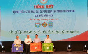 Cần Thơ tổng kết Đại hội Thể dục thể thao các cấp năm 2026, khẳng định bước phát triển mới của thể thao thành phố