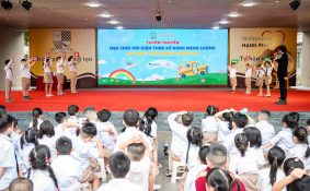 Tuyên truyền kiến thức sử dụng năng lượng tiết kiệm và hiệu quả tại Trường Tiểu học Nguyễn Viết Xuân